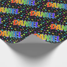 Nombre del arcoiris "DANIEL" + estrellas
