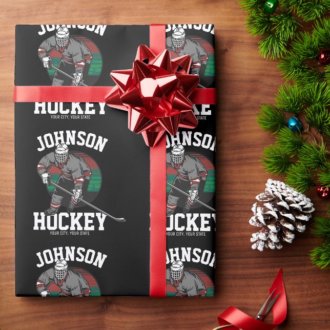 Papel De Regalo Nombre del atleta del jugador de hockey sobre hiel (Subido por el creador)