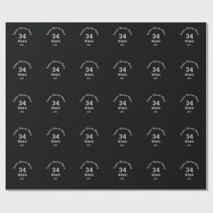 Papel De Regalo nombre del equipo agregar nombre del jugador fecha