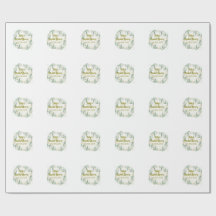 nombre fecha de la ducha de novia floral de eucali