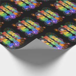 Papel De Regalo Nombre "JADA", Divertido "FELIZ CUMPLEAÑOS"