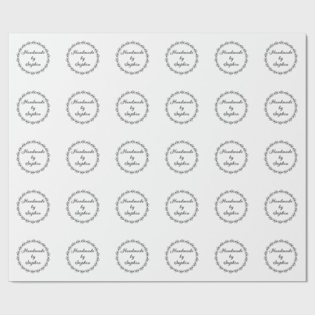 Papel De Regalo nombre personalizado  (Superficie plana)