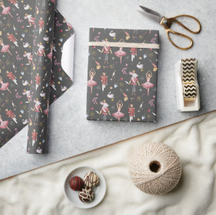Papel De Regalo Nombre personalizado Ballet Nutcracker Ballet Ball