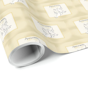 Papel De Regalo Nombre personalizado, bendiciones de aniversario d