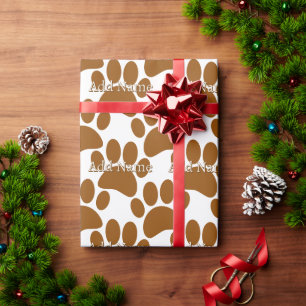 Papel De Regalo Nombre personalizado de impresión de la hoja de pe