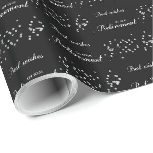Papel De Regalo Nombre personalizado, felicitaciones de jubilación