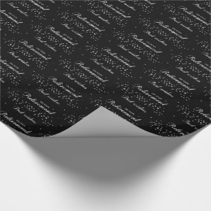 Papel De Regalo Nombre personalizado, felicitaciones de jubilación