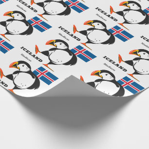 Papel De Regalo Nombre personalizado Islandia