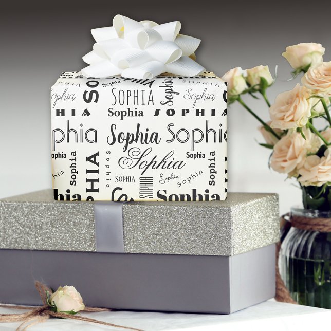 Papel De Regalo Nombre personalizado Sophia (Subido por el creador)
