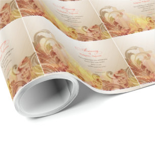 Papel De Regalo Nombre personalizado y monja de año, 60º aniversar