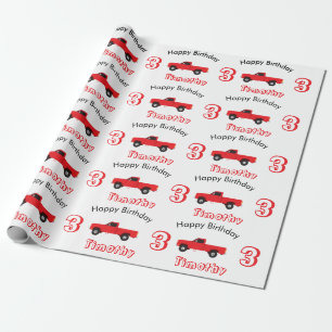Papel De Regalo Nombre y edad de los camiones de transporte de cam