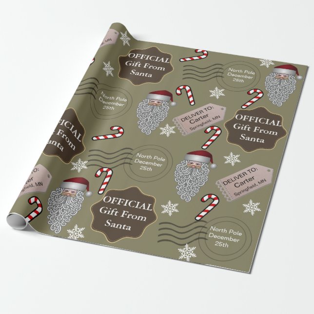 Papel De Regalo Nombre y ubicación oficiales (Desenrollado)