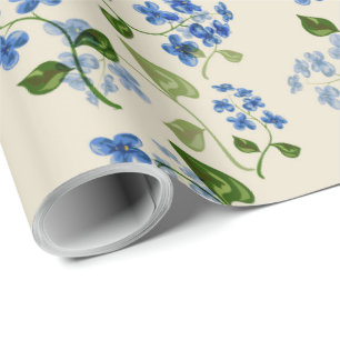 Papel De Regalo Nomeolvides inconsútil floral hermosa bl del
