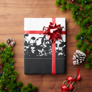 Papel De Regalo Nota de música retro vintage