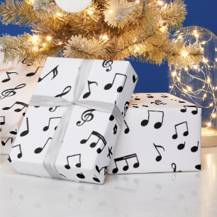 Papel De Regalo Notas musicales
