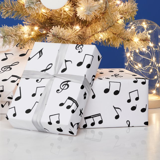 Papel De Regalo Notas musicales (Vacaciones)