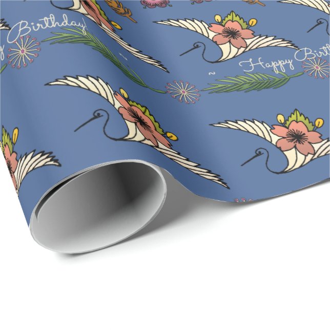 Papel De Regalo Nouveau Swan - Nombra la ocasión - Personaliza (Esquina del rollo)