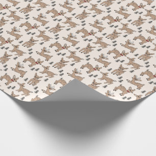 Papel De Regalo Novedad de Navidades venados