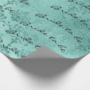 Papel De Regalo Novia De Cepillo Personalizada Para Ser Aqua Damas
