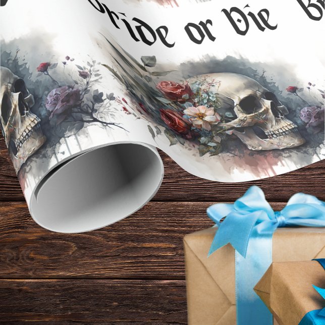 Papel De Regalo Novia gótica morena o ducha de novia muerta (Subido por el creador)