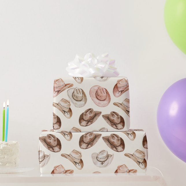 Papel De Regalo Novia marrón rosa Gorras del suroeste cumpleaños (Regalos de fiesta)