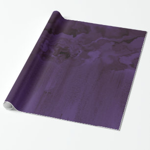 Papel De Regalo Nube de mármol de Rosas morados