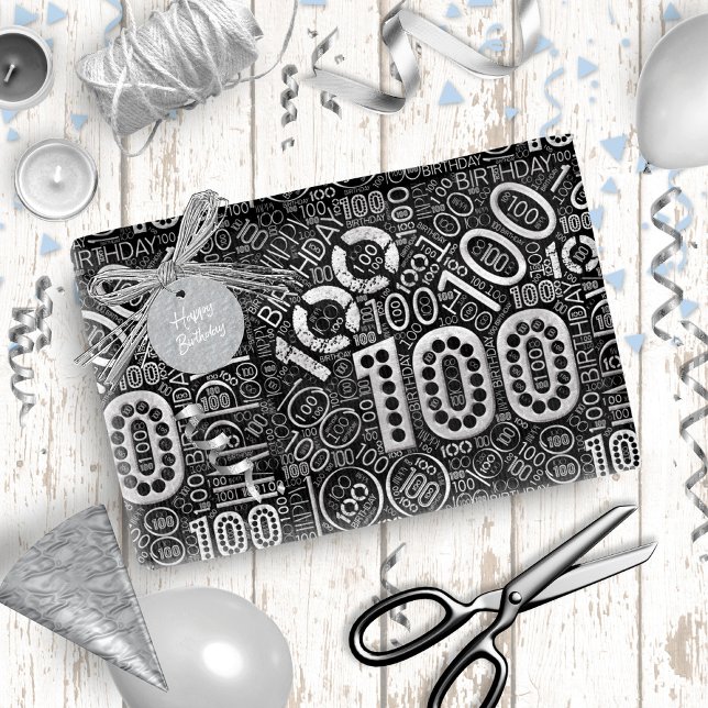 Papel De Regalo Nube Mundial de Cumpleaños Ciento D ID270 (Subido por el creador)