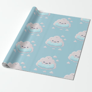 Papel De Regalo Nube sonriente