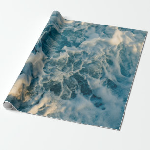 PAPEL DE REGALO NUBES BLANCOS EN EL CIELO AZUL