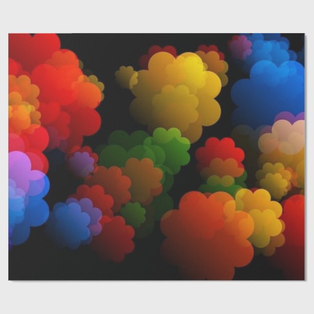 Papel De Regalo Nubes Bonitas (Superficie plana)