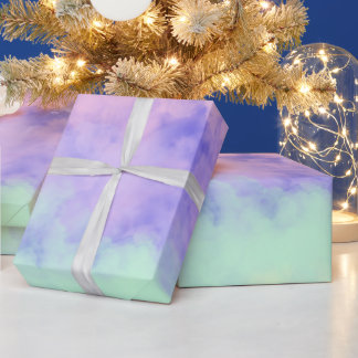 Papel De Regalo Nubes de Algodón de Azúcar