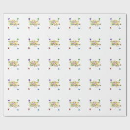 Papel De Regalo Nubes de arcoíris brillan Brillan Brillan Estrelli