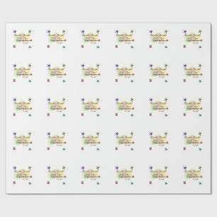 Papel De Regalo Nubes de arcoíris brillan Brillan Brillan Estrelli