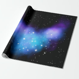 Papel De Regalo Nubes espaciales Galaxy Starlight