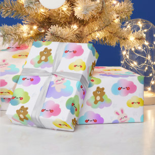 Papel De Regalo Nubes y Animales Adorables (POR FAVOR LEA ABAJO)
