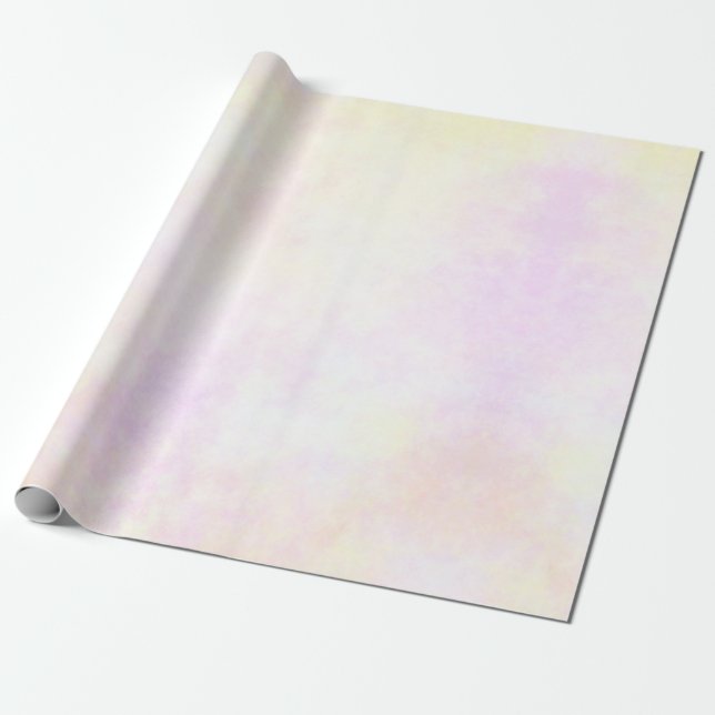 Papel De Regalo Nublado en colores pastel (Desenrollado)