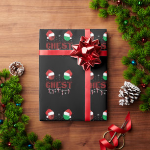 Papel De Regalo Nueces de pecho Navidad coincidentes parejas de Na