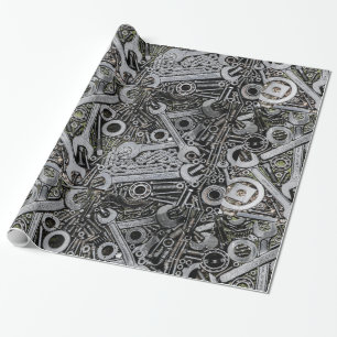 Papel De Regalo Nueces - y - pernos