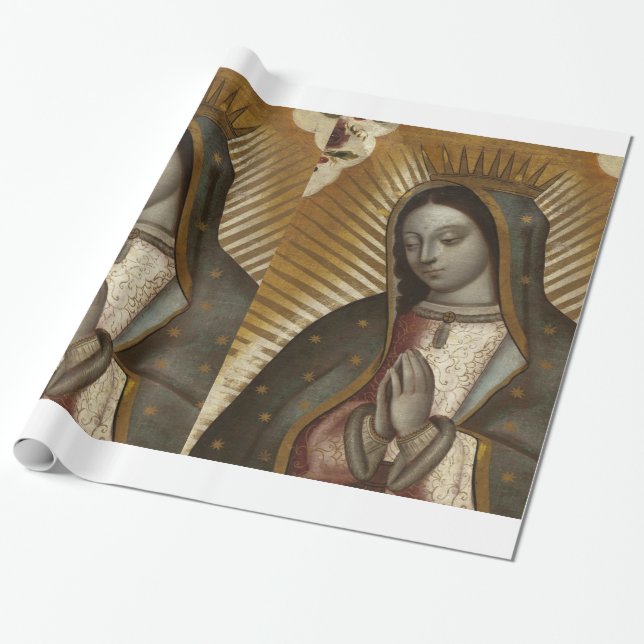 Papel De Regalo nuestra dama de guadalupe (Desenrollado)
