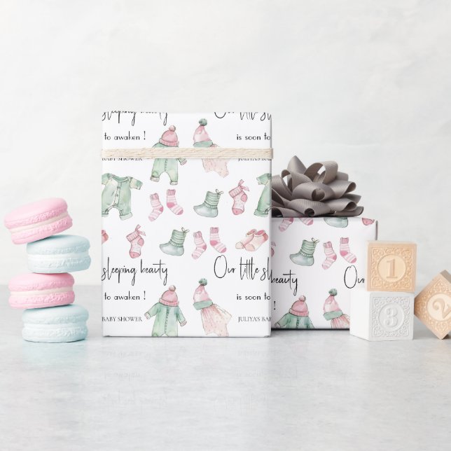 Papel De Regalo Nuestra ducha de bebé de belleza (Baby Shower)