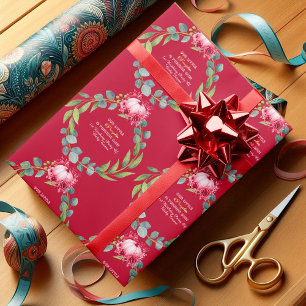 Papel De Regalo Nuestra pequeña calabaza cumple 1 año Corona verde