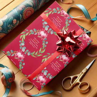Papel De Regalo Nuestra pequeña calabaza cumple 1 año Corona verde