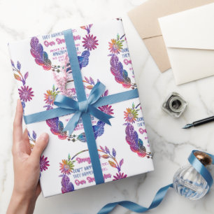 Papel De Regalo Nuestras Luchas Nos Forman En Personas Increíbles