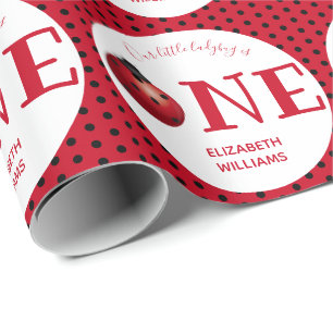 Papel De Regalo Nuestro pequeño Fiesta de nombre de cumpleaños d