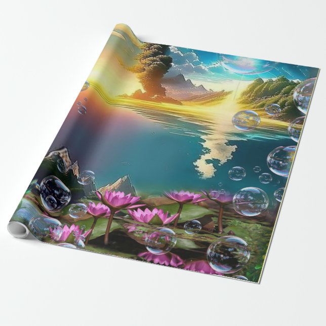 Papel De Regalo Nuestro Sol es una estrella y un donador de vida (Desenrollado)