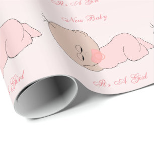 Papel De Regalo Nueva niña