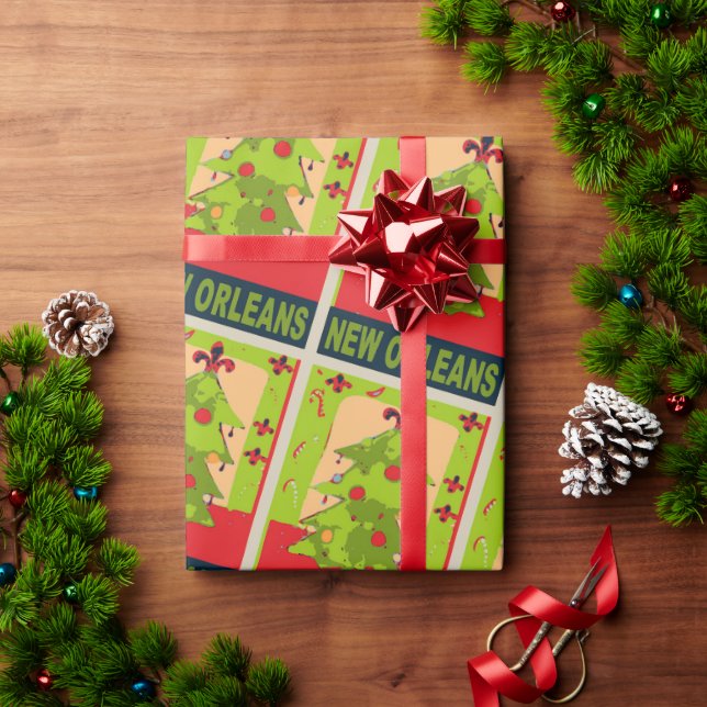 Papel De Regalo Nueva Orleans, (Regalo de vacaciones)