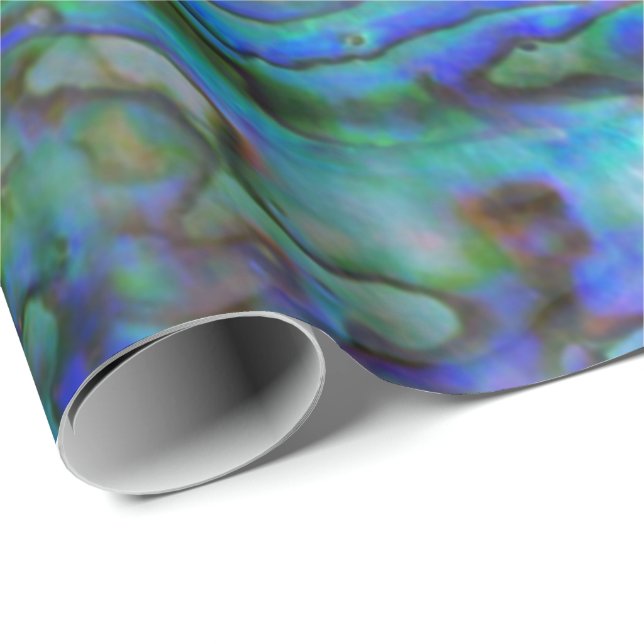 PAPEL DE REGALO NUEVA ZEALAND KIWI PAUA (Esquina del rollo)