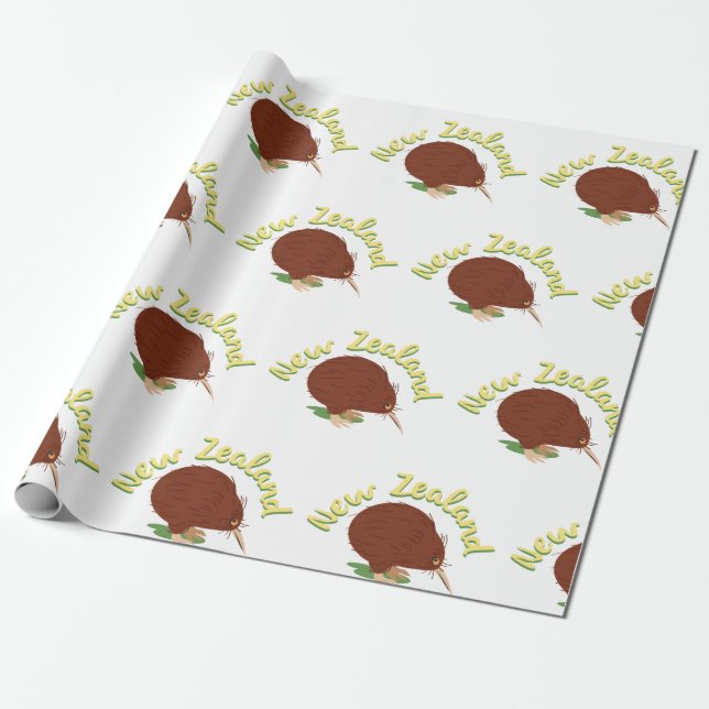 Papel De Regalo Nueva Zelanda (Desenrollado)