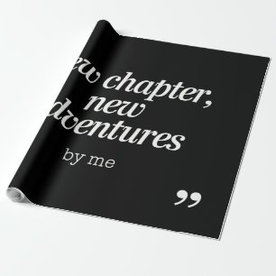 Papel De Regalo Nuevo capítulo, nuevas aventuras diseño por mí